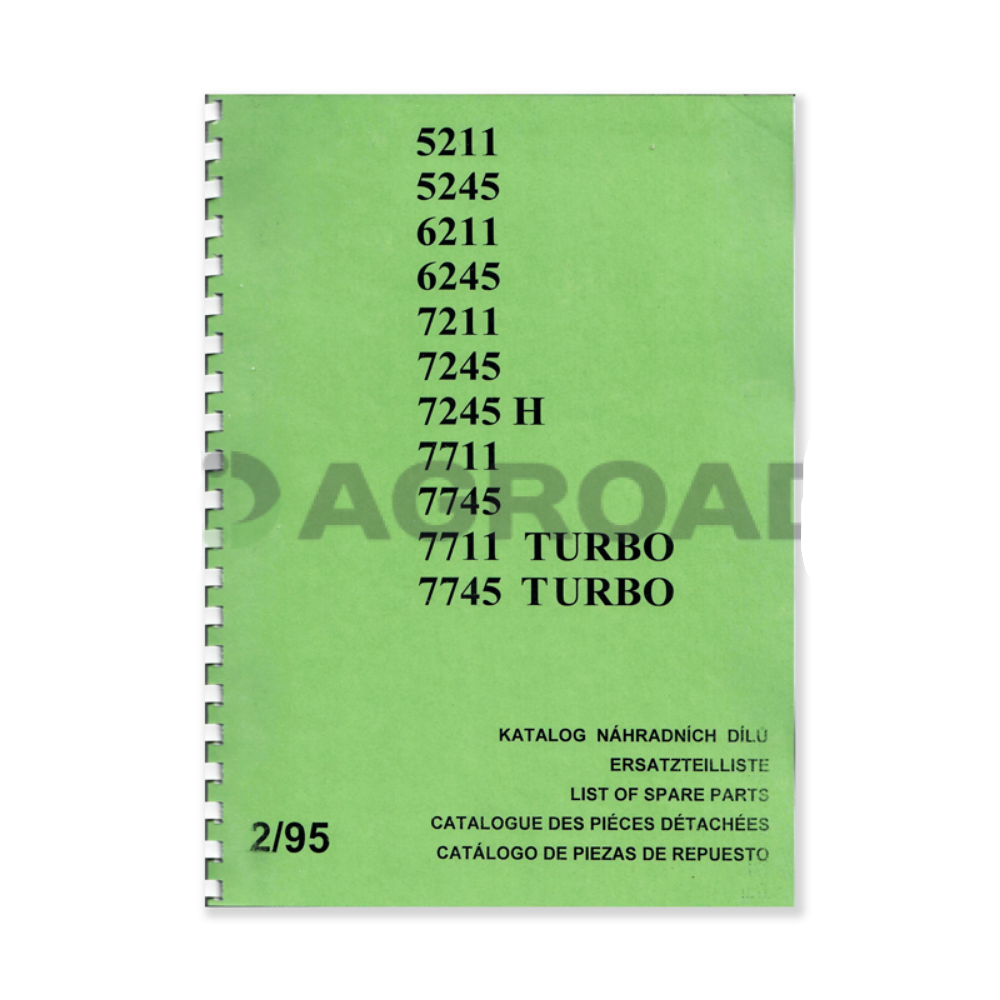 Zetor Parts Manual for zetor KA0060, 222.212.283 5211, 5245, 6211, 6245, 7211, 7245/H, 7711, 7745, 7711 Turbo, 7745 Turbo