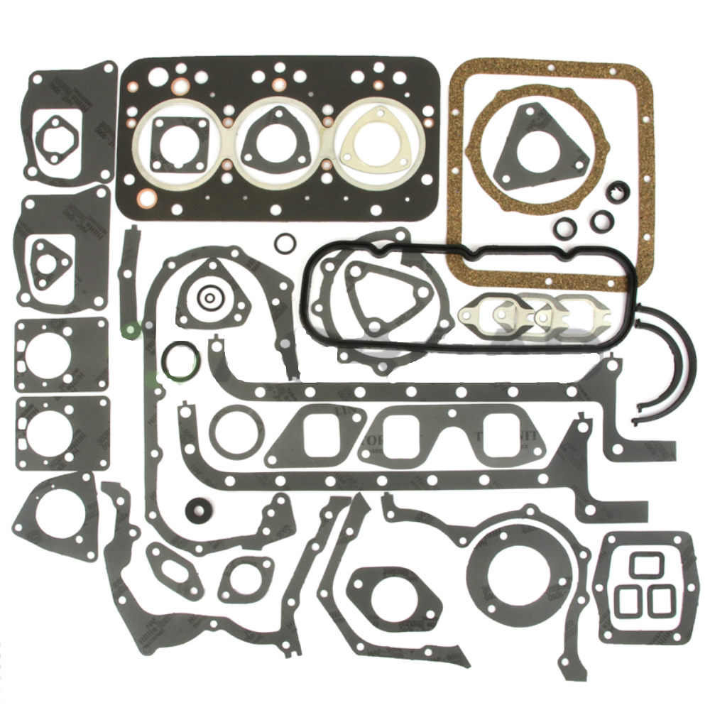 Complete Gasket Sets 3 Cyl 8035.01 for Fiat for Long UTB450, S62078, TX13206, 1909527, S.62078 2360, 2360DTC, 2460, 2460DTC, 2460SD, 2460SD-DTC, 350, 360, 360C, 445, 445DT, 445SD, 445V, 460, 460DT, 46